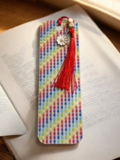 Rainbow heart bookmark